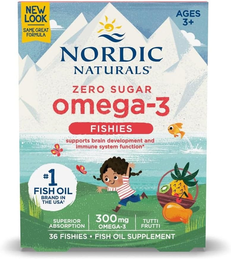 a box of Nordic Naturals Nordic Omega-3 Fishies supplement