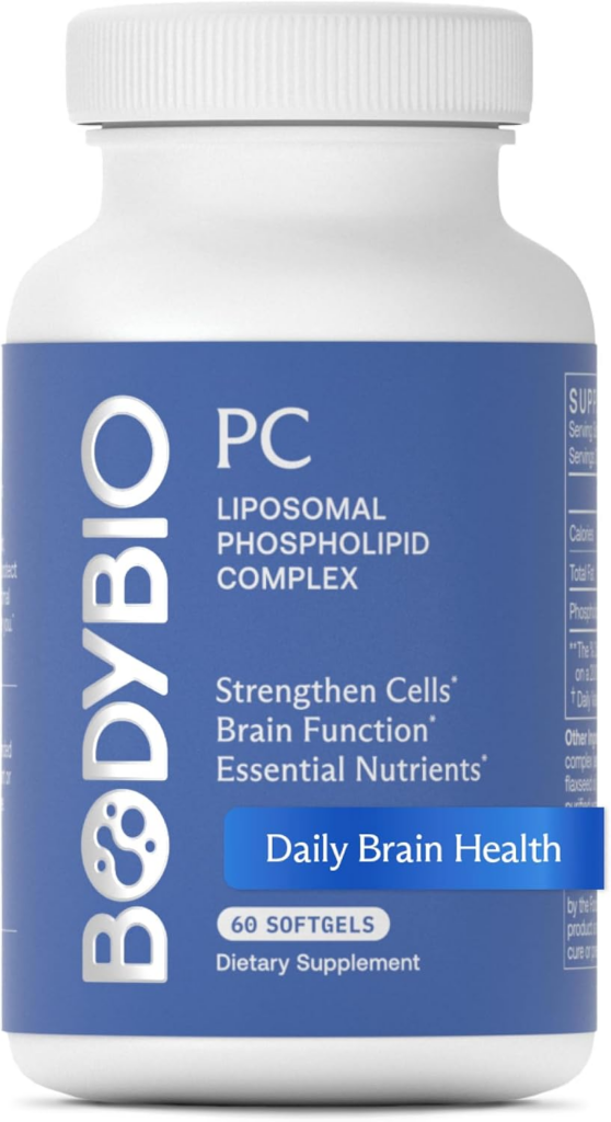BodyBio PC Liposomal Phospholipid Complex softgels