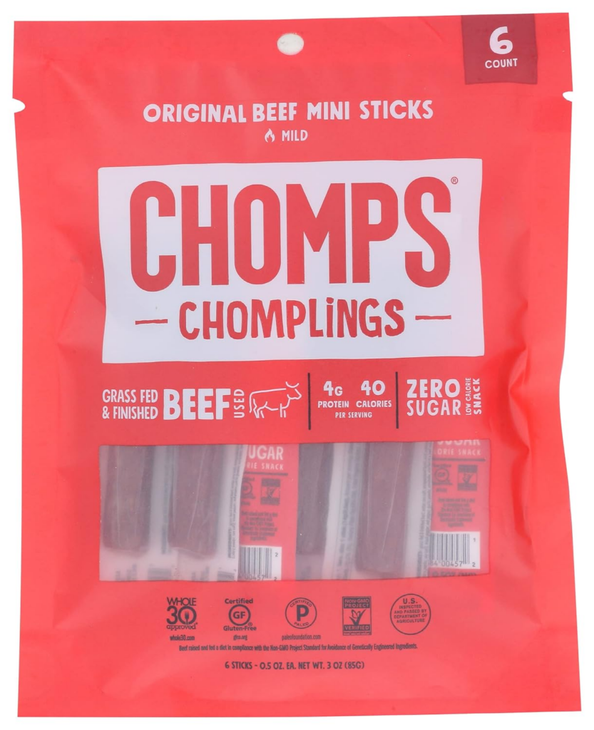 Chomps Original Beef Mini Sticks