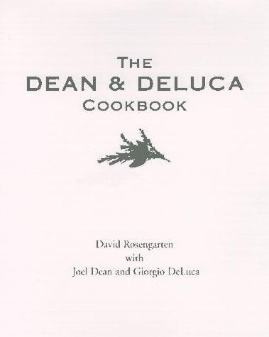 The Dean & DeLuca Cookbook, book cover