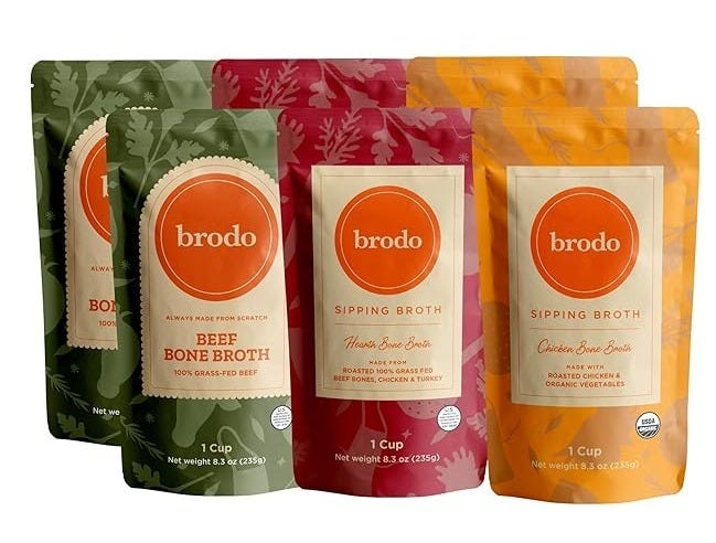 6 bags of Brodo brand broth
