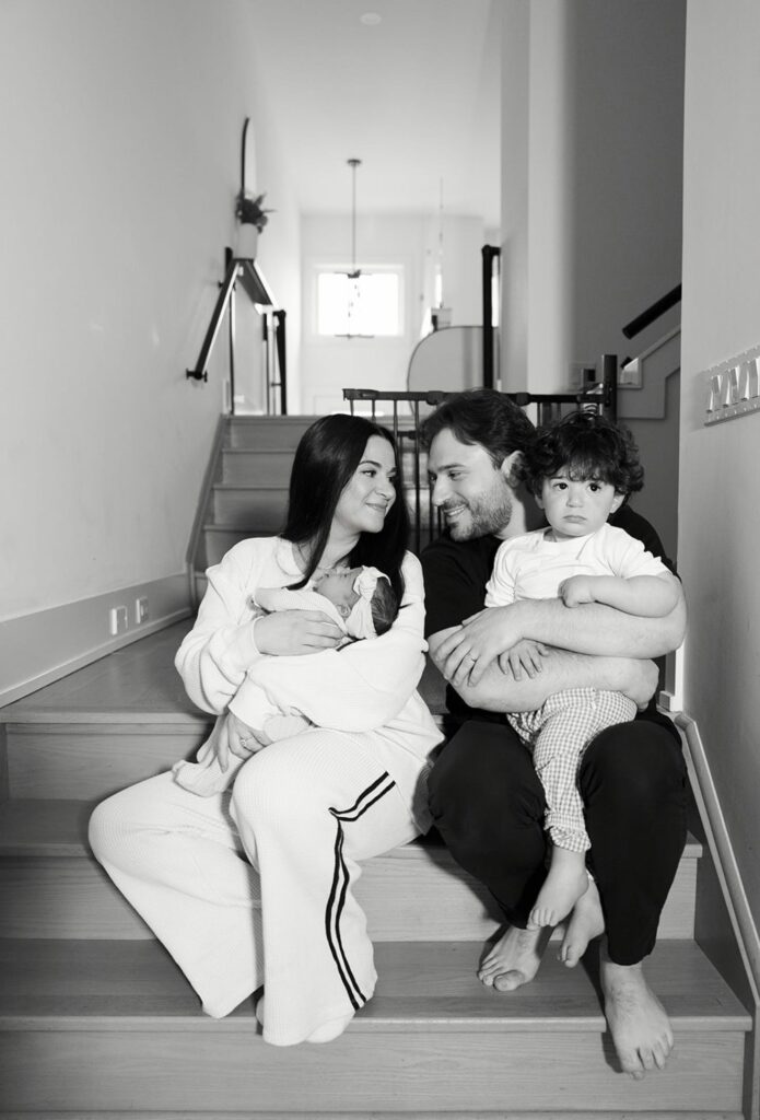 Jamie Milne and family, photo by Hailey York