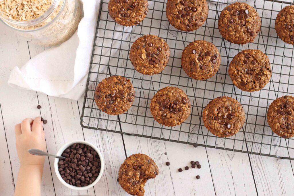 homemade cookies on a cooling rack