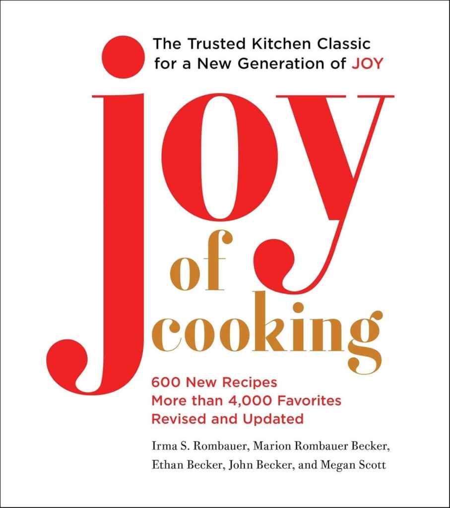 the cover of cook book "Joy of Cooking"