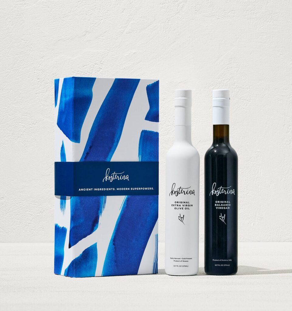 Kosterina olive oil and balsamic vinegar gift set