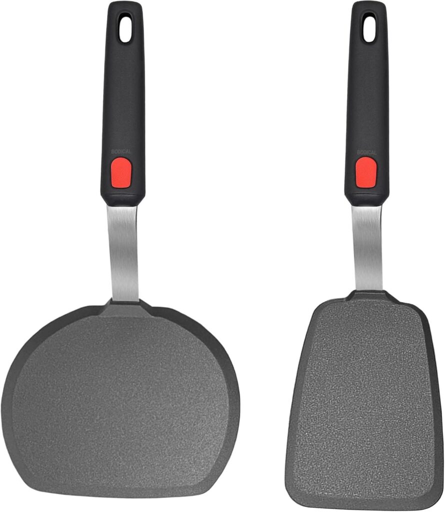 2 Piece Silicone Pancake Spatula Turner